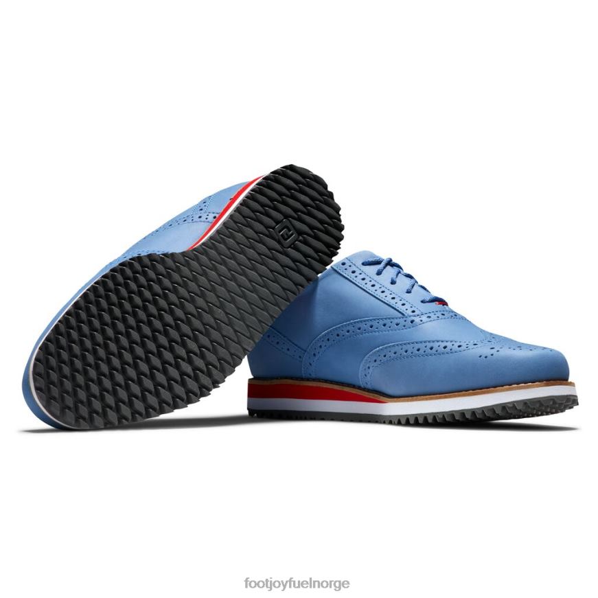 blå sport retro kvinner-stil fra forrige sesong R6P2F2560 blå Footjoy