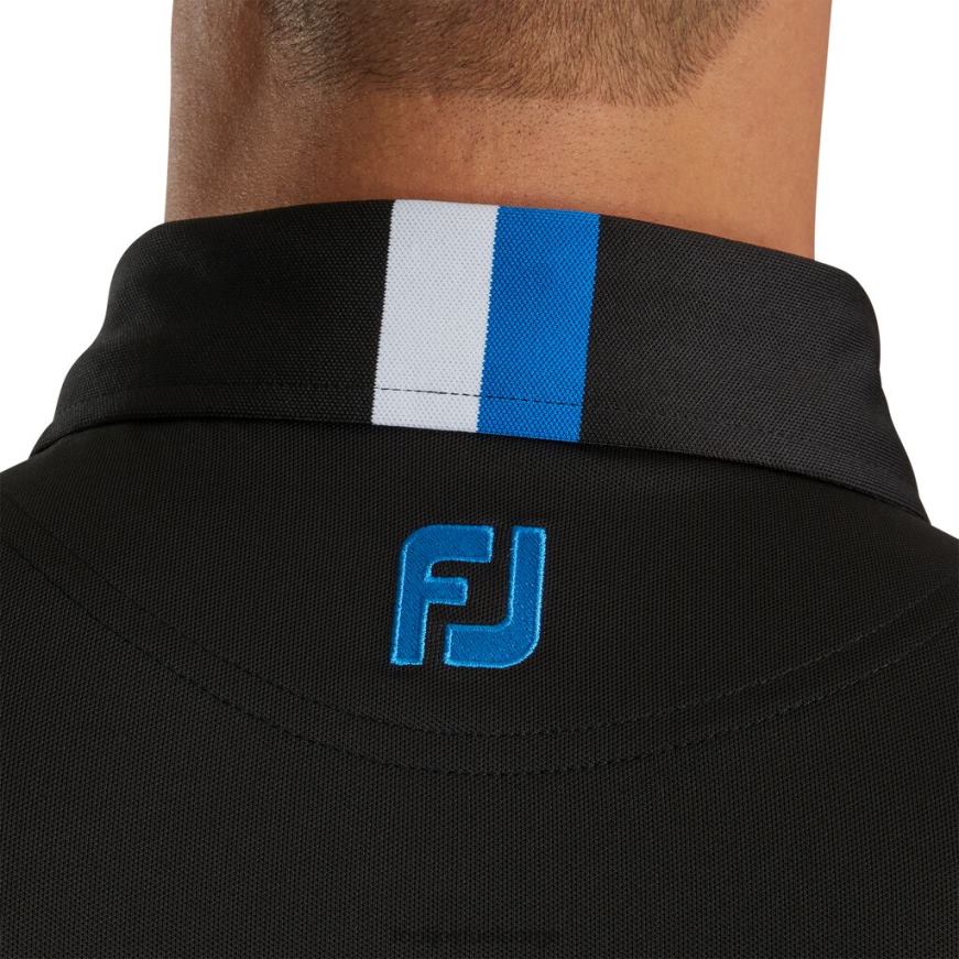 dobbelt brystbånd piké-tidligere sesong stil svart-kobolt-hvit R6P2F2864 svart-kobolt-hvit Footjoy