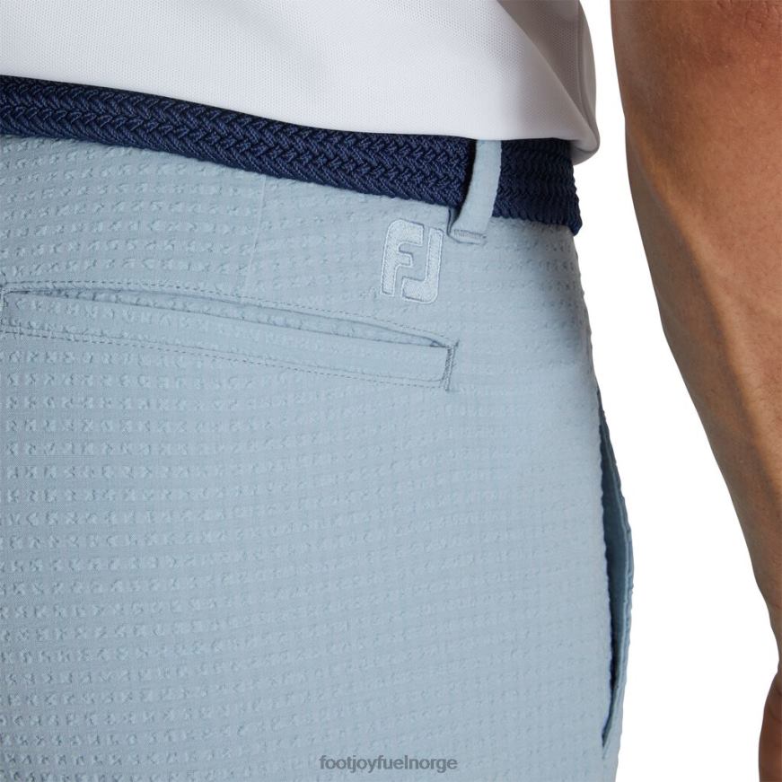duegrå seersucker-shorts 10\'\' inseam-stil fra forrige sesong R6P2F2898 duegrå Footjoy