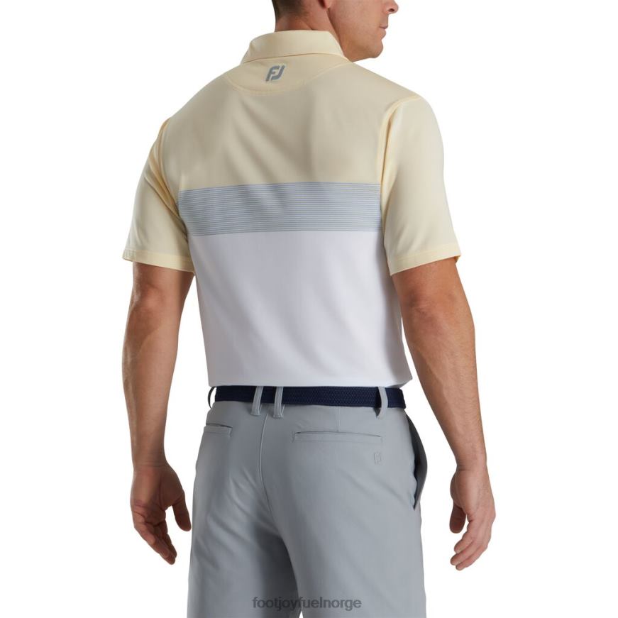 farge blokk lisle selv krage-forrige sesong stil lemonade-hvit-due grå R6P2F2872 lemonade-hvit-duegrå Footjoy