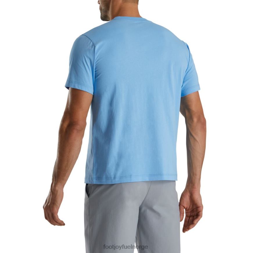fj arv grafisk tee-forrige sesong stil lyseblå R6P2F2879 lyse blå Footjoy