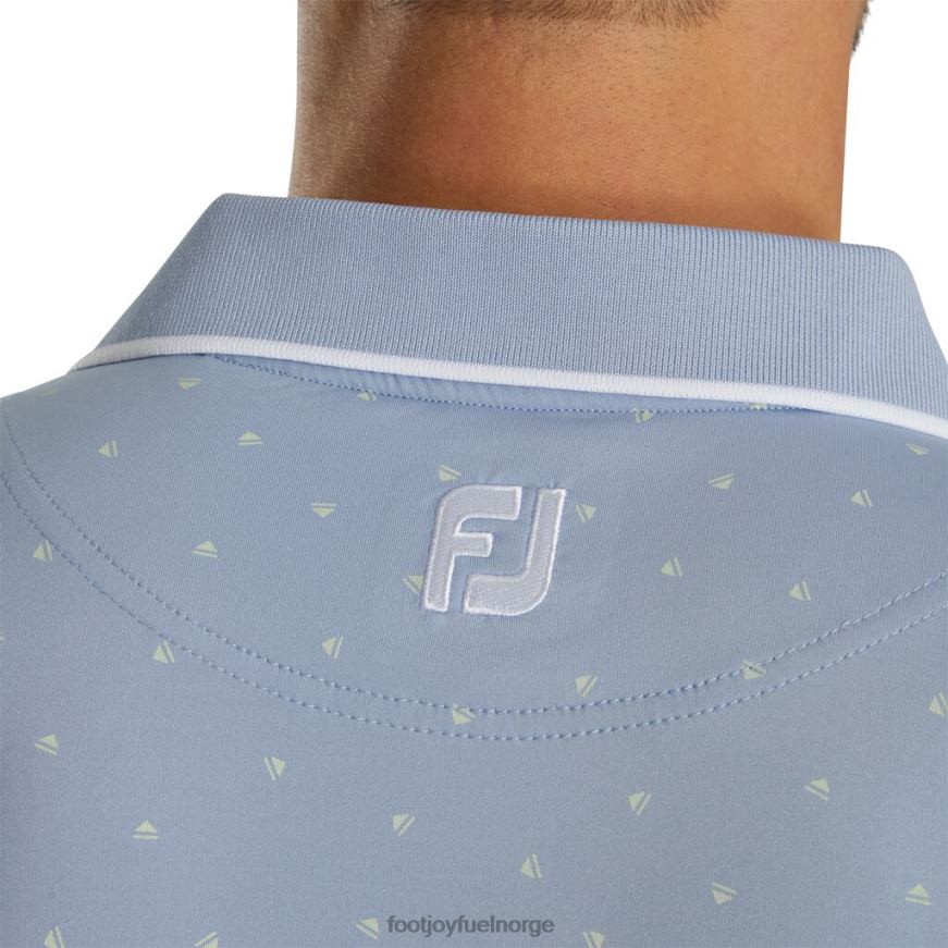 grå-lemonade push play print lisle strikket krage-tidligere sesong stil R6P2F2843 grå-lemonade Footjoy