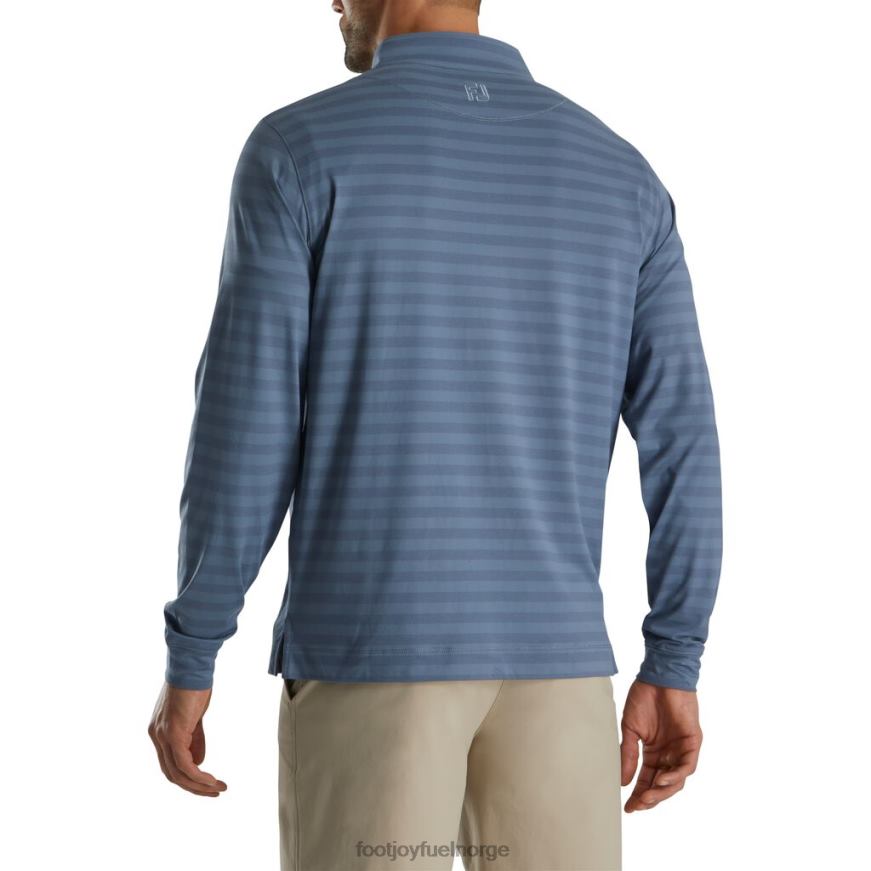 grafitt tonal stripe fersken jersey kvart zip-forrige sesong stil R6P2F2891 grafitt Footjoy