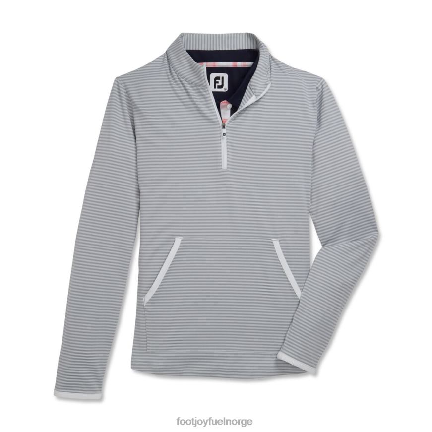 halv glidelås tonal stripe mellomlag kvinner-forrige sesong stil grå R6P2F3007 grå Footjoy