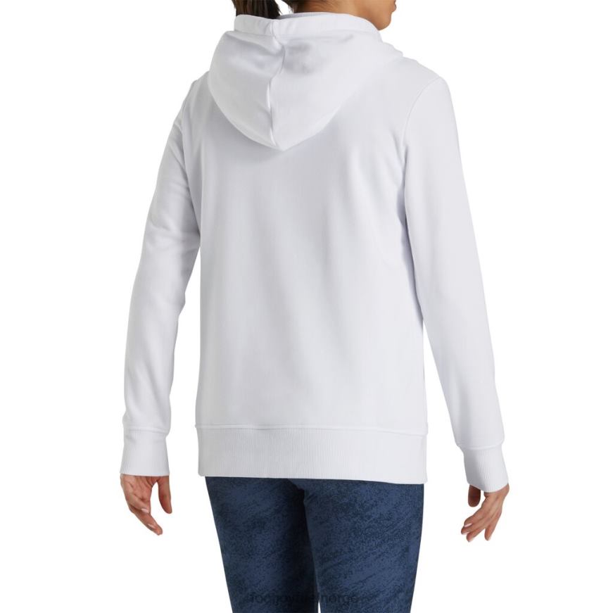 hettegenser med full glidelås for kvinner - forrige sesong stil hvit R6P2F2572 hvit Footjoy