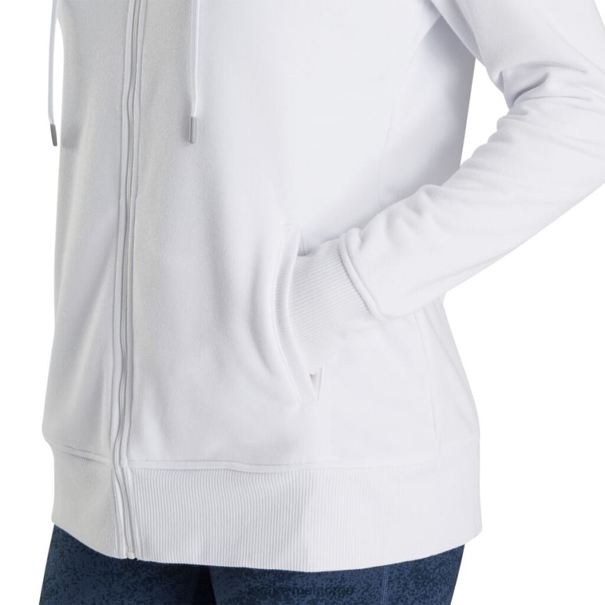 hettegenser med full glidelås for kvinner - forrige sesong stil hvit R6P2F2572 hvit Footjoy