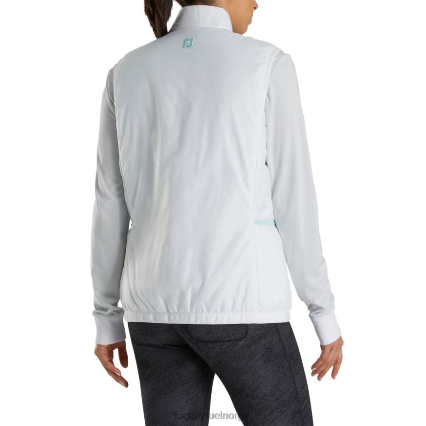 hvit-akvamarin isolert vendbar vest kvinner-forrige sesong stil R6P2F2576 hvit-akvamarin Footjoy