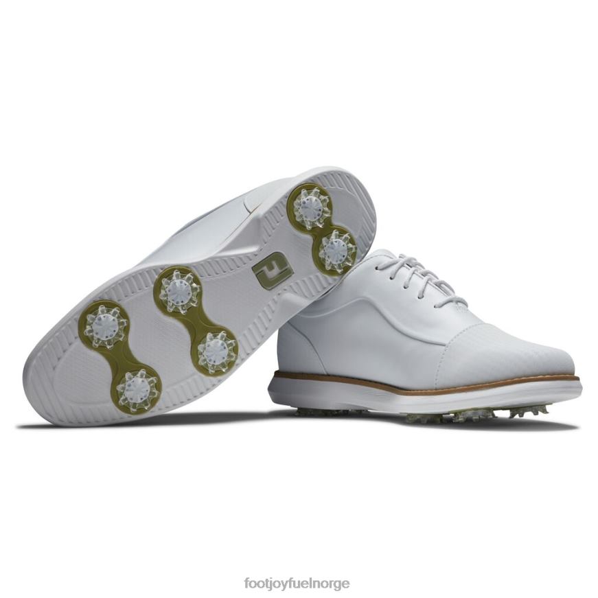 hvit tradisjoner cap toe kvinner-forrige sesong stil R6P2F2979 hvit Footjoy