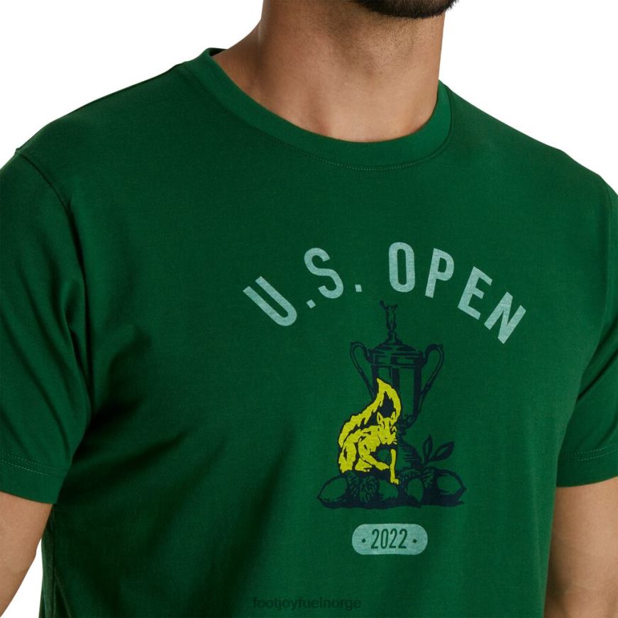 mørkegrønn 2022 u.s. åpen dato grafisk tee-forrige sesong stil R6P2F2304 mørk grønn Footjoy