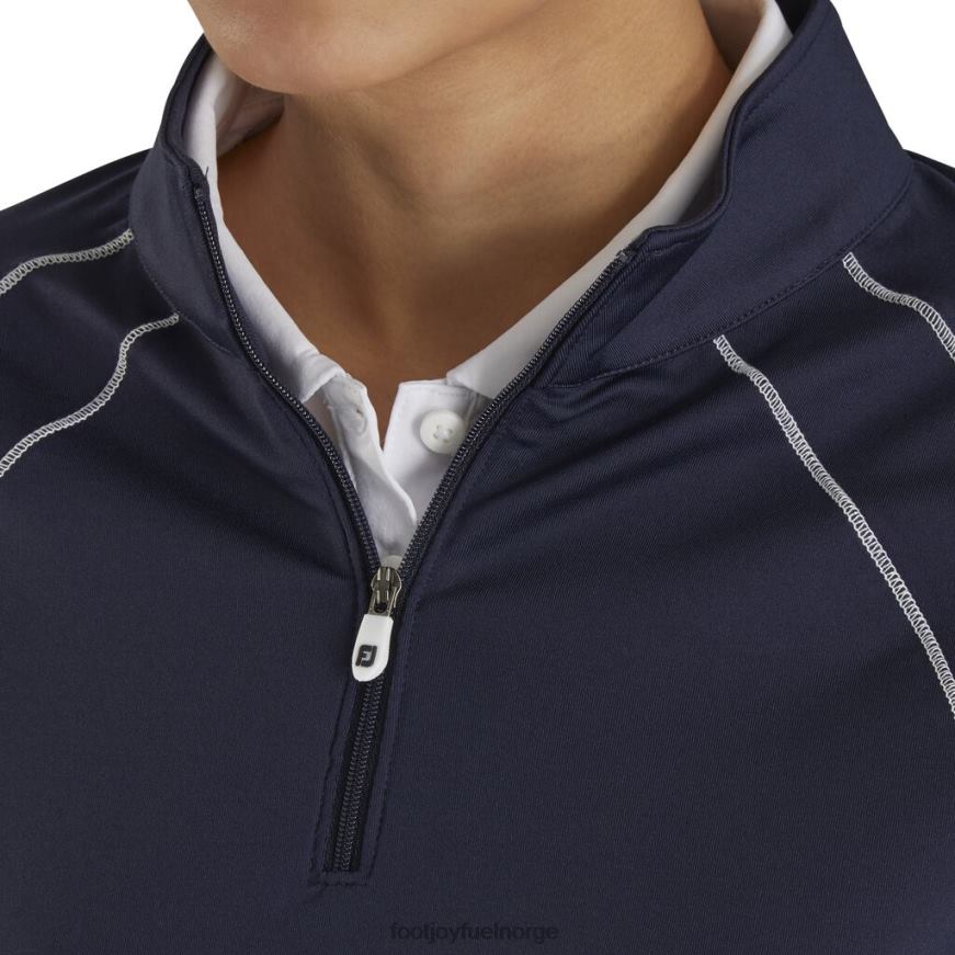 marine jersey strikket kvart glidelås midt-lag kvinner-forrige sesong stil R6P2F2581 marinen Footjoy