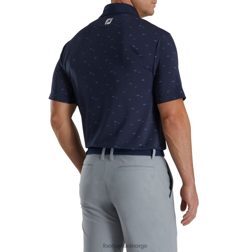 marine school of fish print lisle self krage-forrige sesong stil R6P2F2845 marinen Footjoy