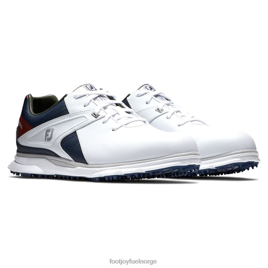 pro sl-forrige sesong stil hvit-marine-rød R6P2F2258 hvit-marine-rødbrun Footjoy