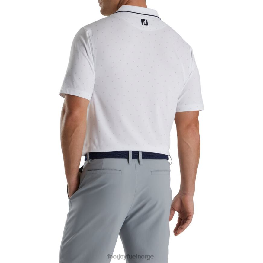 push play print lisle strikket krage-forrige sesong stil hvit-lavendel R6P2F2842 hvit-lavendel Footjoy