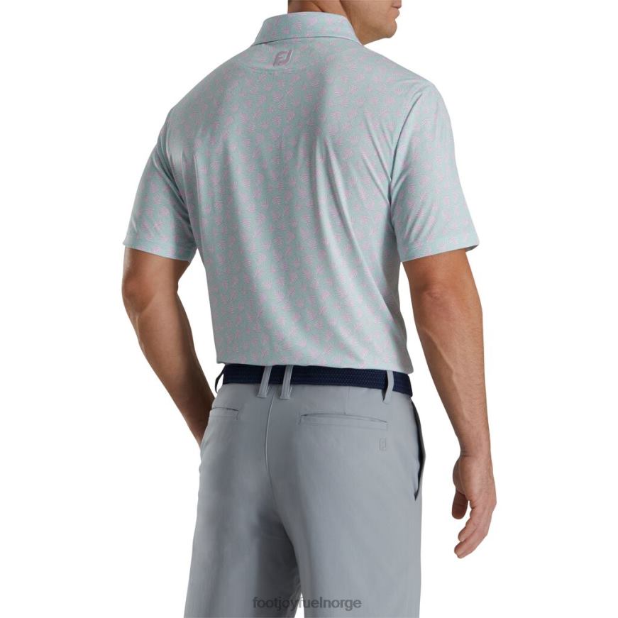 salvie-lavendel skygge palm print lisle selv krage-forrige sesong stil R6P2F2838 salvie-lavendel Footjoy
