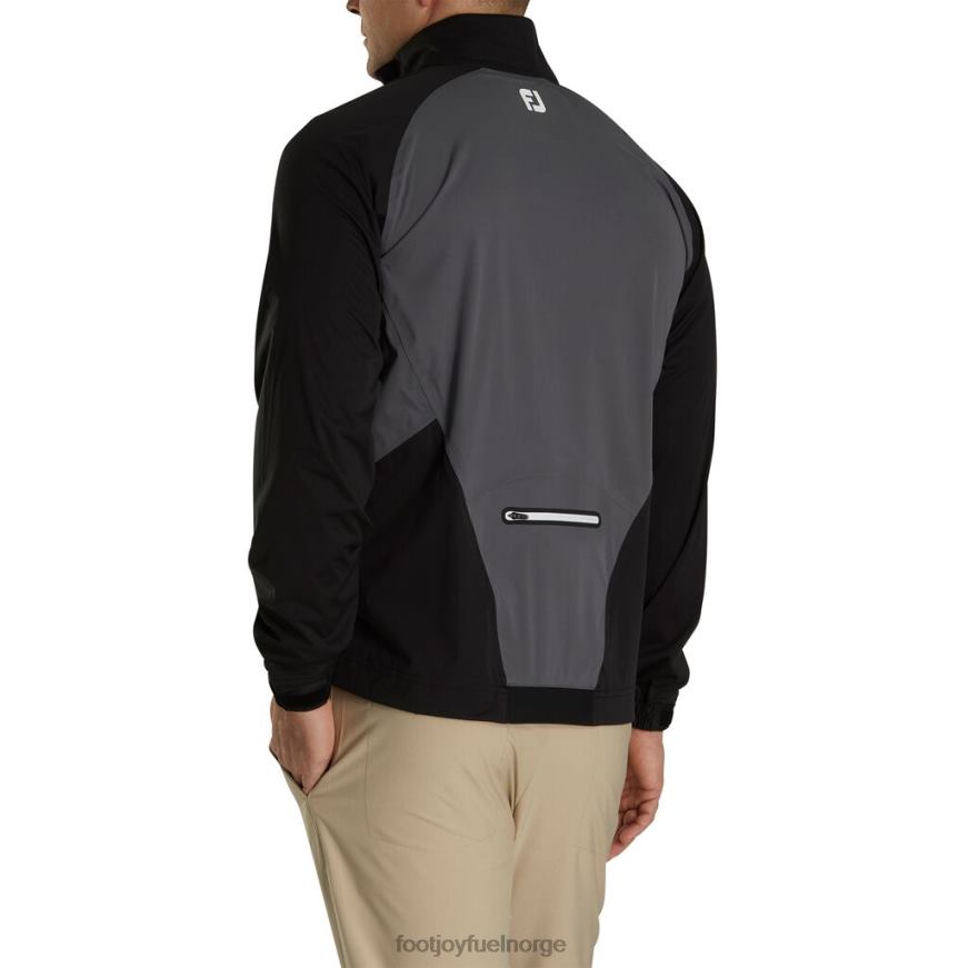 sort-kull hydroknit pullover-stil fra forrige sesong R6P2F2319 svart-kull Footjoy