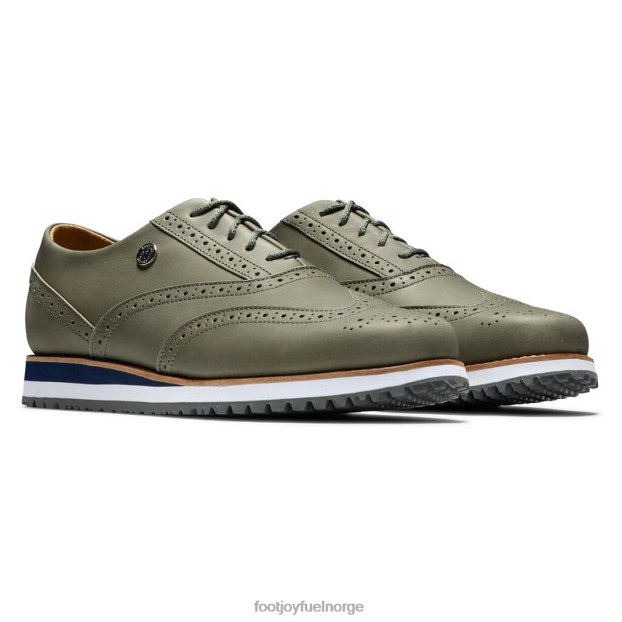 sport retro kvinner-tidligere sesong stil oliven R6P2F2559 oliven Footjoy