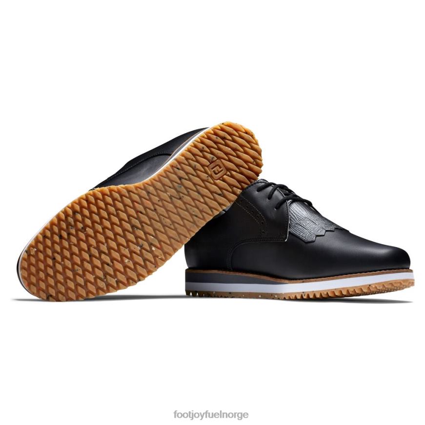 svart sport retro - kiltie kvinner-forrige sesong stil R6P2F2536 svart Footjoy