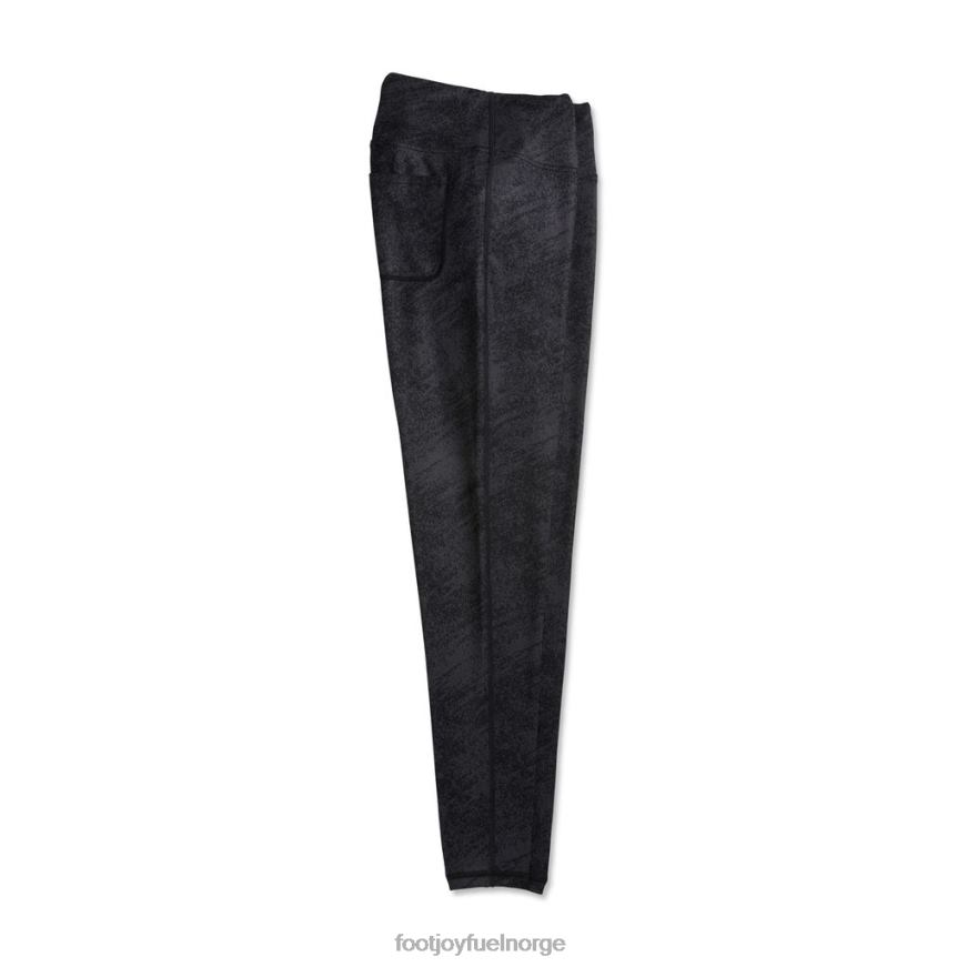 svart trykt leggings kvinner-forrige sesong stil R6P2F2591 svart Footjoy