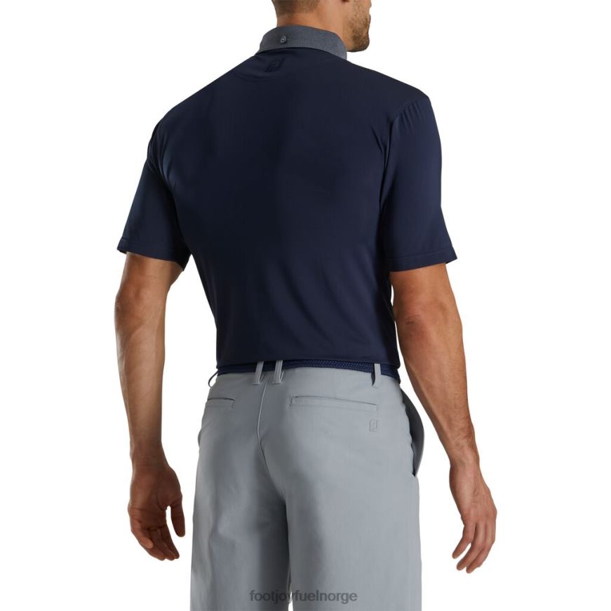tonal trim solid lomme lisle selv krage-forrige sesong stil marine R6P2F2871 marinen Footjoy