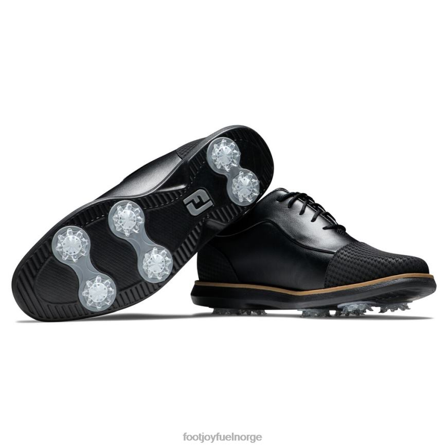 tradisjoner cap toe kvinner-forrige sesong stil svart R6P2F2980 svart Footjoy