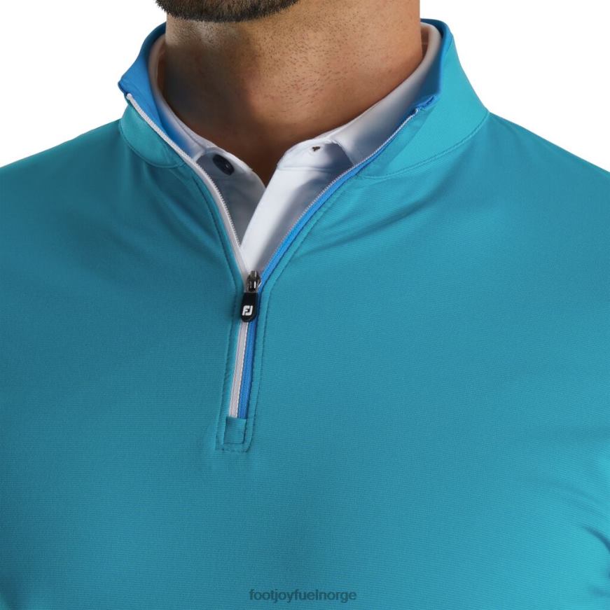 blågrønn lett kvart glidelås R6P2F2741 blå grønn Footjoy