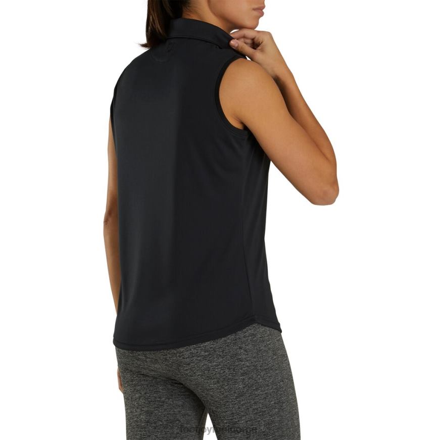 prodry interlock ermeløs skjorte self krage kvinner svart R6P2F2943 svart Footjoy