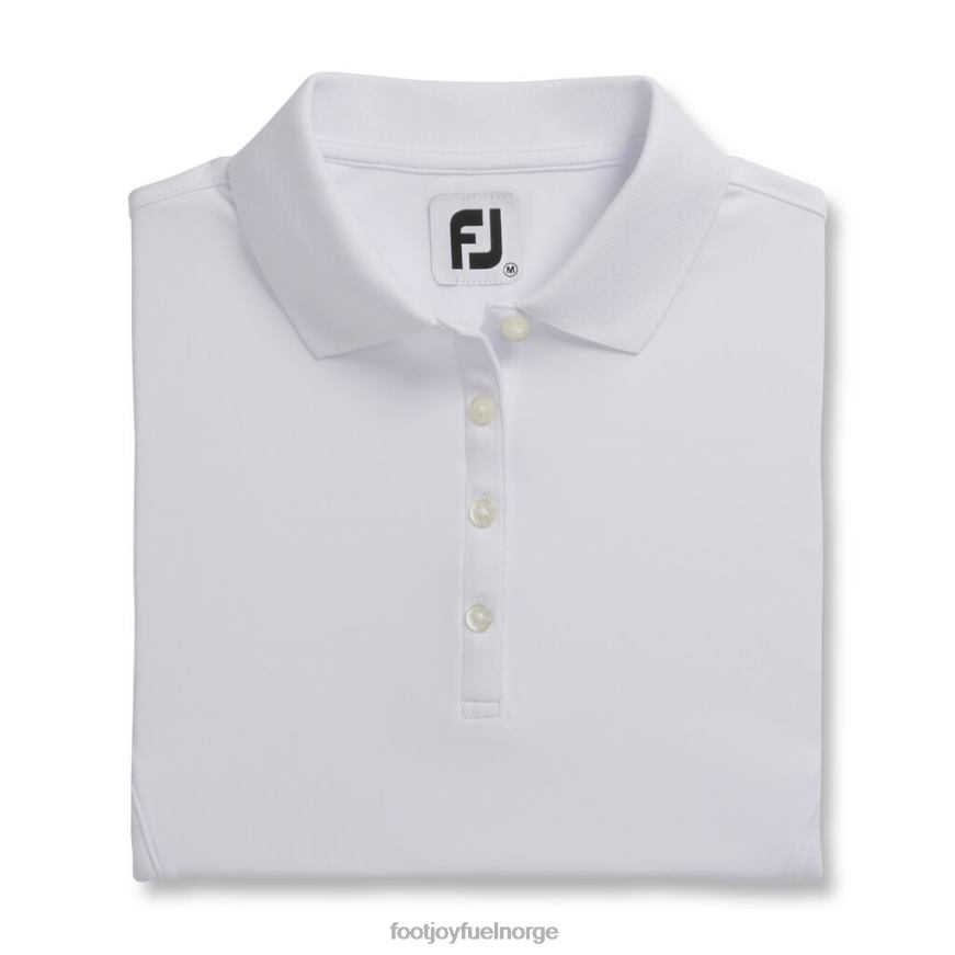 prodry interlock skjorte strikket krage kvinner hvit R6P2F2939 hvit Footjoy