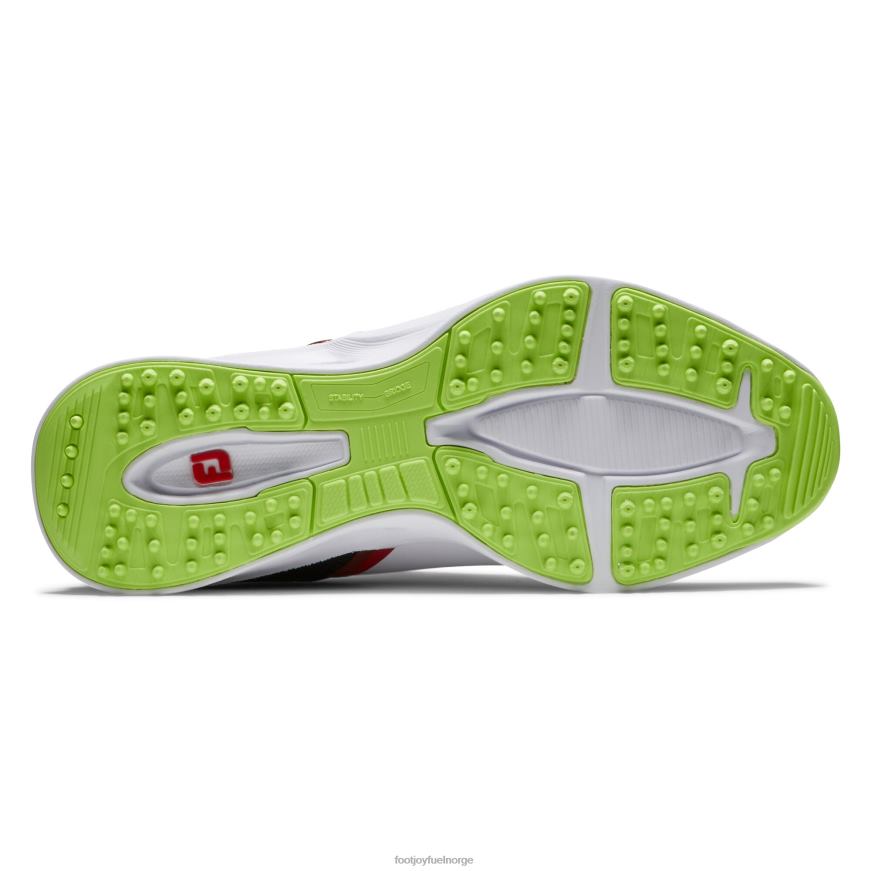 hvit-svart-lime drivstoff junior R6P2F366 hvit-svart-lime Footjoy