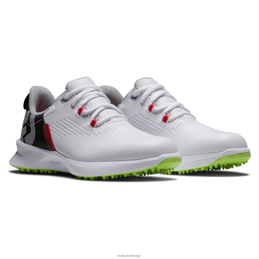 hvit-svart-lime drivstoff junior R6P2F366 hvit-svart-lime Footjoy