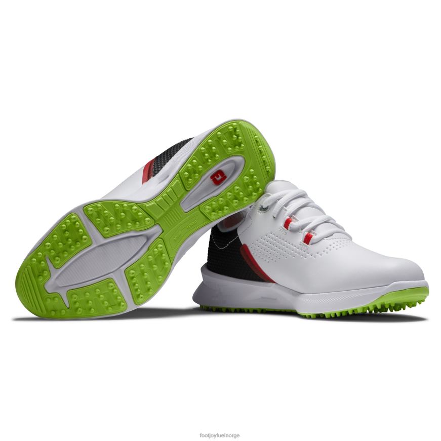 hvit-svart-lime drivstoff junior R6P2F366 hvit-svart-lime Footjoy