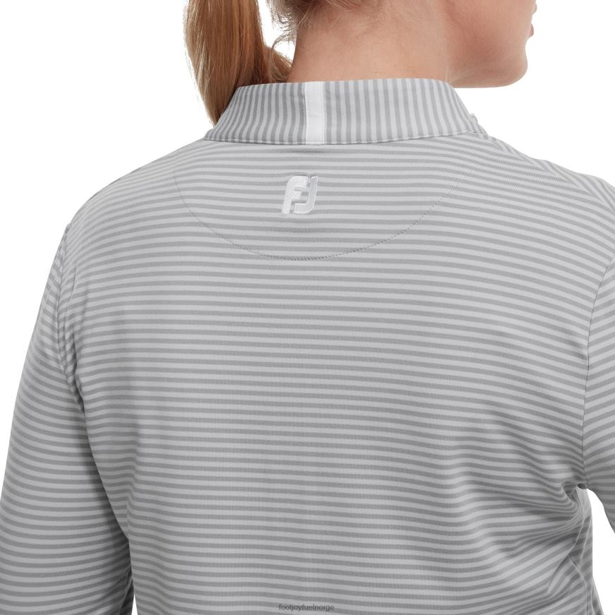 grå, lett, tonal stripe med glidelås i mellomlaget R6P2F644 grå Footjoy