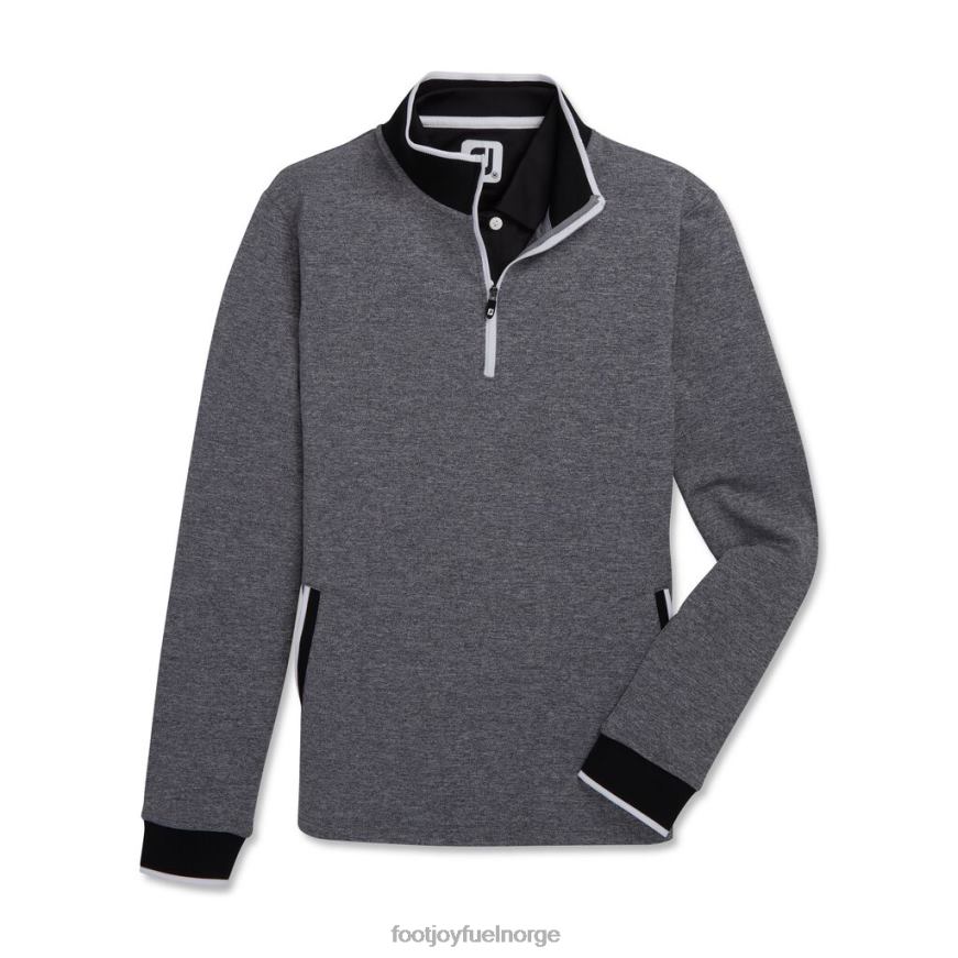 halvglidelås fleece rygg pique mellomlag kvinner svart lyng R6P2F2465 svart lyng Footjoy