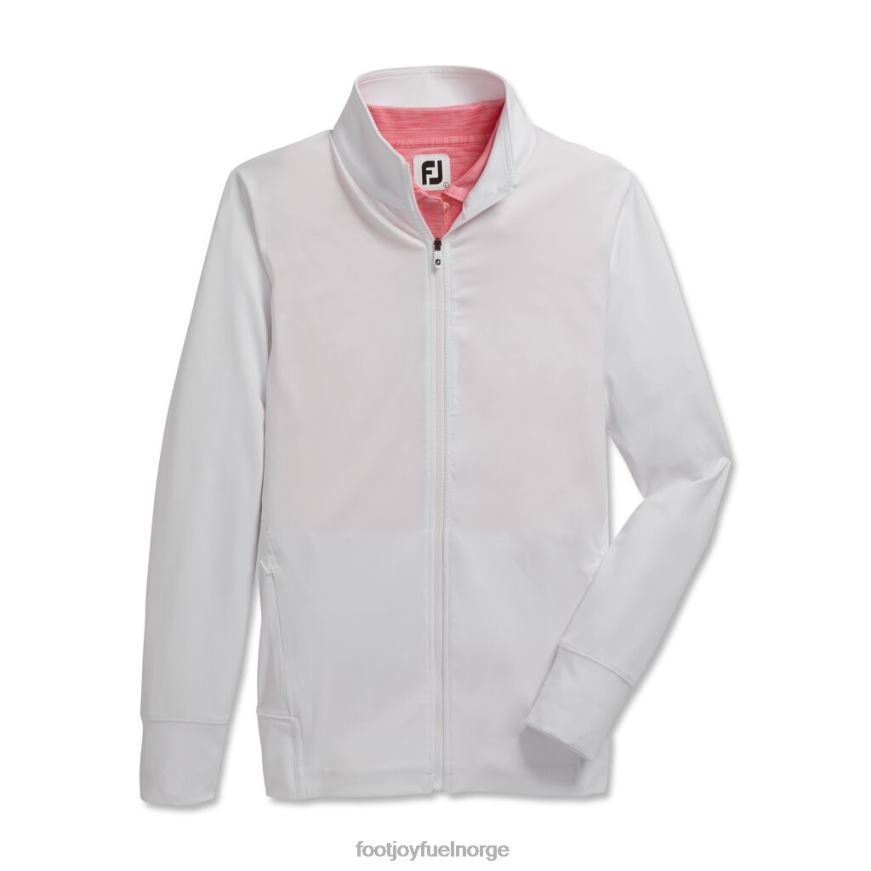 hvit panellomme med full glidelås mellom lag kvinner R6P2F2488 hvit Footjoy