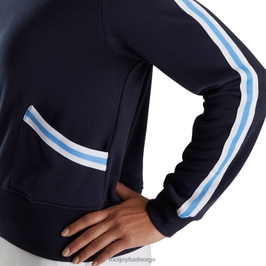 marine genser med rund hals for kvinner R6P2F2469 marinen Footjoy