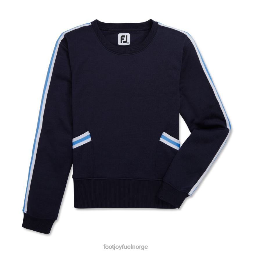 marine genser med rund hals for kvinner R6P2F2469 marinen Footjoy