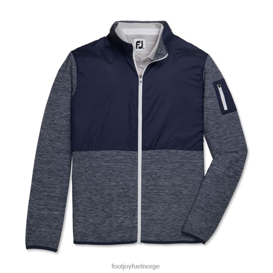 marineblå full-zip space dye mellomlag kvinner R6P2F2471 marinen Footjoy