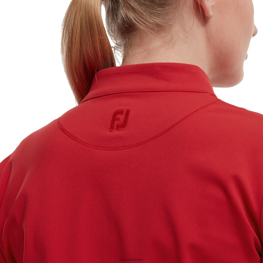 rødt mellomlag med full glidelås R6P2F1442 rød Footjoy