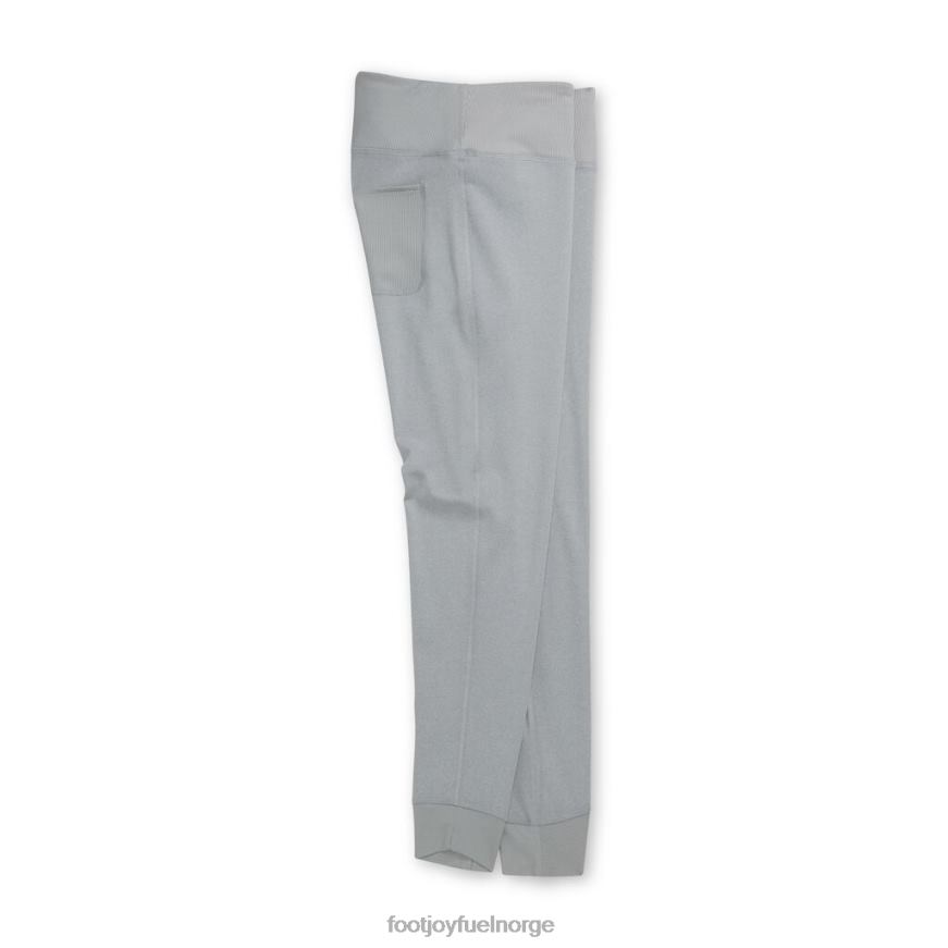 gråmelert ankellengde ribbeblokk leggings kvinner R6P2F2454 gråmelert Footjoy