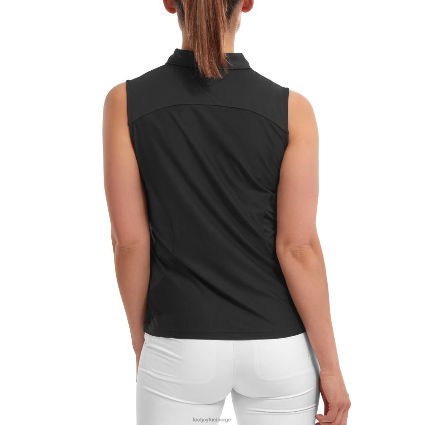 ermeløs lisle i svart mesh bak R6P2F1388 svart Footjoy