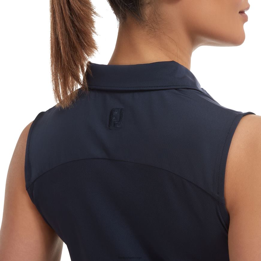 ermeløs mesh bakside lisle marineblå R6P2F1387 marinen Footjoy