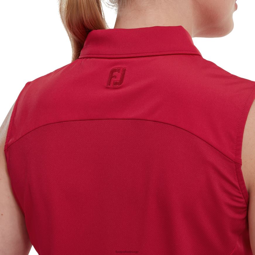 ermeløs mesh bakside lisle rød R6P2F1389 rød Footjoy