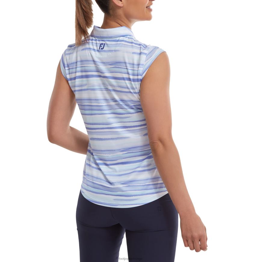 fiolett cap sleeve akvarell trykk lisle R6P2F1400 fiolett Footjoy