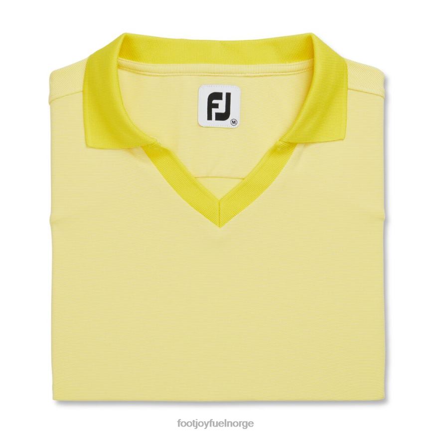gul ende på ende åpen krage kvinner R6P2F2418 gul Footjoy