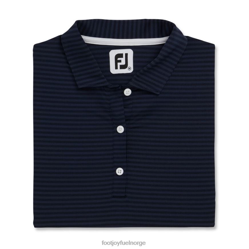 hette ermet tonal stripe kvinner marineblå R6P2F2398 marinen Footjoy