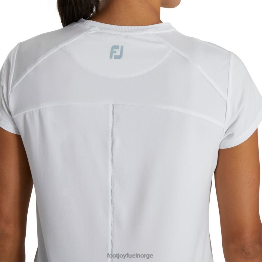 hvit kortermet rund hals for kvinner R6P2F2429 hvit Footjoy
