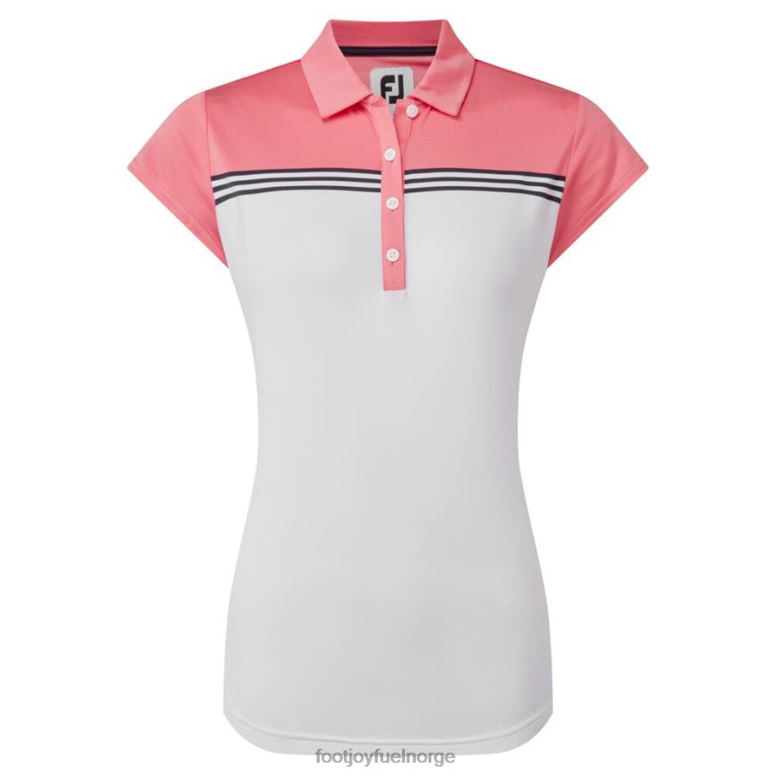 hvit-lys korall konstruert fargeblokk lisle R6P2F1370 hvit-lyse koraller Footjoy