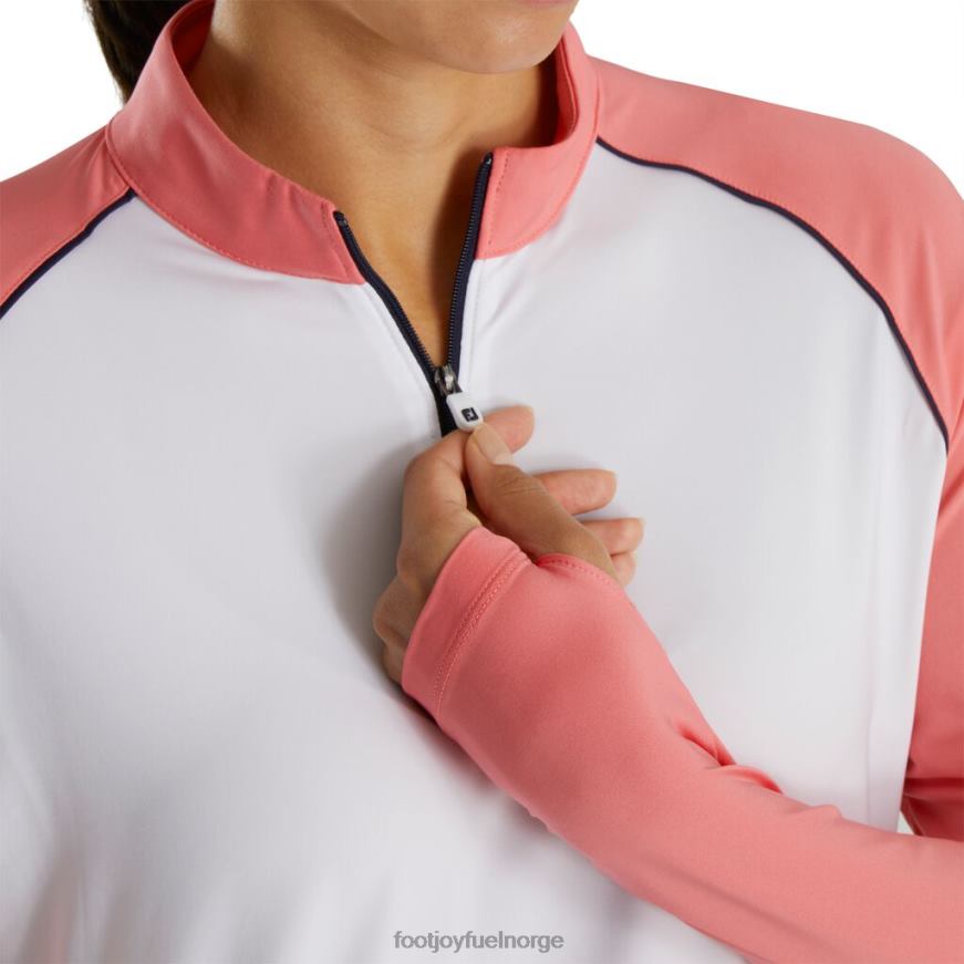 hvit-lys korall langermet solbeskyttelse kvinner R6P2F2390 hvit-lyse koraller Footjoy