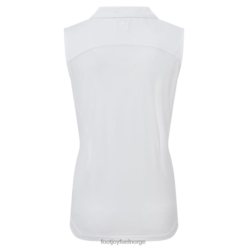 hvit mesh ermeløs lisle bak R6P2F1386 hvit Footjoy