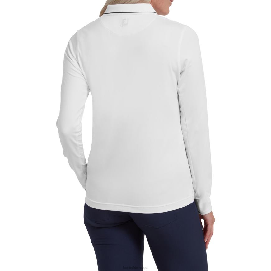 hvit termisk langermet skjorte for kvinner R6P2F1404 hvit Footjoy