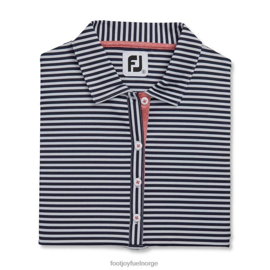 krem-marine stripe full kjedelig lisle kvinner R6P2F2380 krem-marine Footjoy